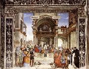LIPPI, Filippino Triumph of St Thomas Aquinas over the Heretics oil painting